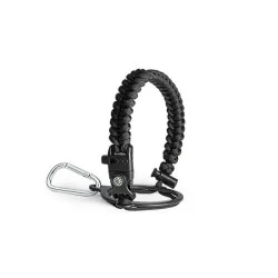 Buzio Paracord Carrier Strap Cord-Fits Wide Mouth Bottle - Black